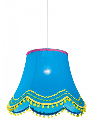 CANDELLUX ARLEKIN LAMPA WISZĄCA 35 1X60W E27 NIEBIESKI 31-94523