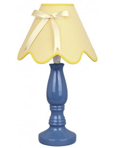 CANDELLUX LOLA LAMPA GABINETOWA 1X40W E14 NIEBIESKO ŻÓŁTA 41-63472