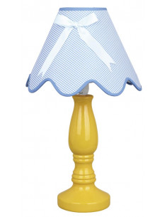 CANDELLUX LOLA LAMPA GABINETOWA 1X40W E14 ŻÓŁTO NIEBIESKA 41-63489