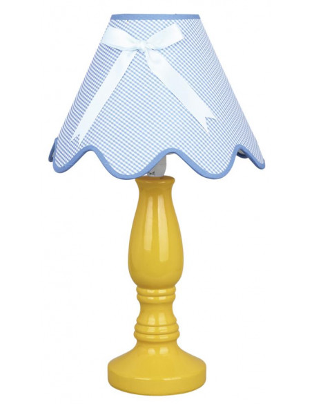 CANDELLUX LOLA LAMPA GABINETOWA 1X40W E14 ŻÓŁTO NIEBIESKA 41-63489
