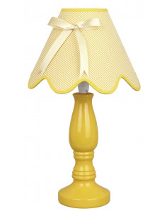 CANDELLUX LOLA LAMPKA GABINETOWA 1X40W E14 ŻÓŁTA 41-04680