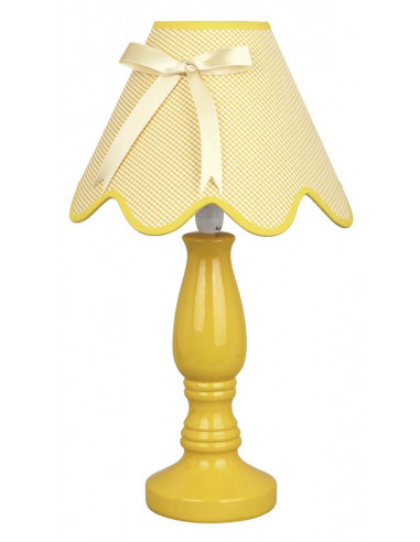 CANDELLUX LOLA LAMPKA GABINETOWA 1X40W E14 ŻÓŁTA 41-04680