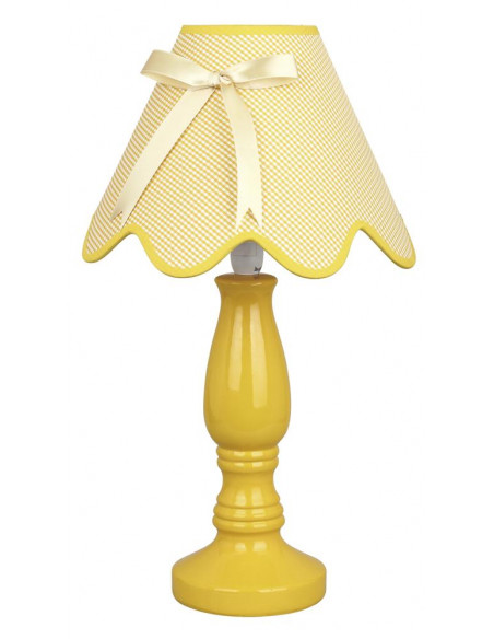 CANDELLUX LOLA LAMPKA GABINETOWA 1X40W E14 ŻÓŁTA 41-04680