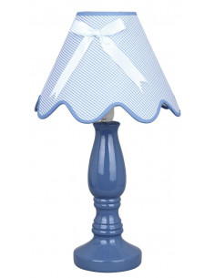 CANDELLUX LOLA LAMPKA GABINETOWA 1X40W E14 NIEBIESKA 41-04710