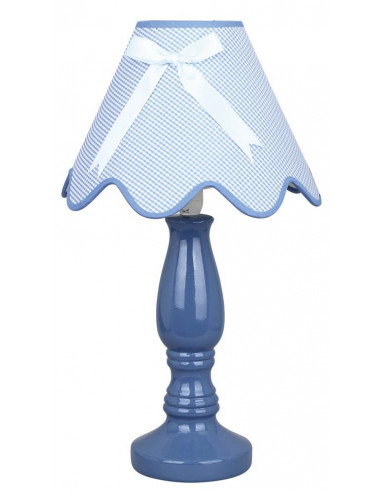 CANDELLUX LOLA LAMPKA GABINETOWA 1X40W E14 NIEBIESKA 41-04710