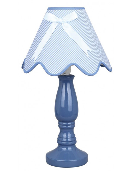 CANDELLUX LOLA LAMPKA GABINETOWA 1X40W E14 NIEBIESKA 41-04710