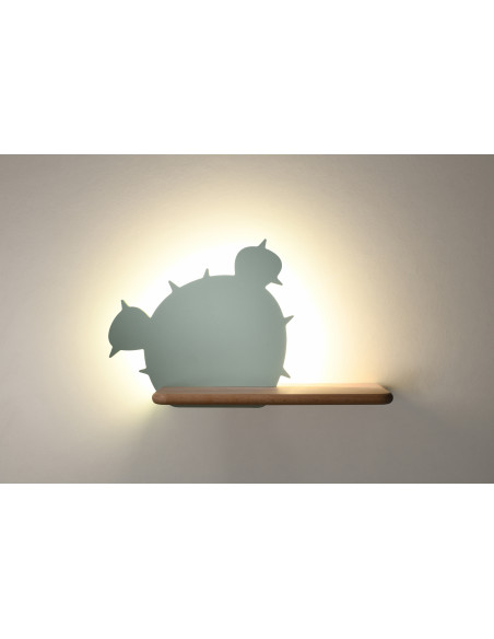 CANDELLUX Cactus 3 lampa kinkiet 4w led 4000k iq kids zielony 21-00934