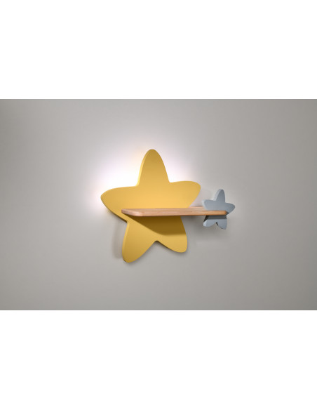 CANDELLUX STAR LAMPA KINKIET ŚCIENNY 5W LED IQ KIDS Z PRZEWODEM Z WŁ. I WTYCZKĄ 21-75734