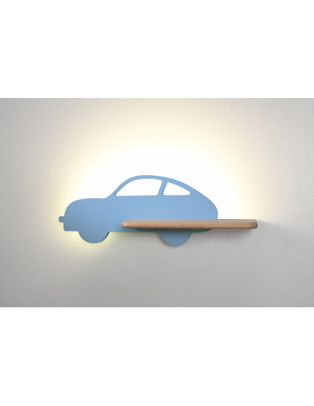 CANDELLUX Car lampa kinkiet ścienny 5w led 4000k wl iq kids niebieski 21-84798