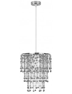 CANDELLUX RONI LAMPA WISZĄCA 1X60W E27 ABAŻUR CHROMOWY 31-84323