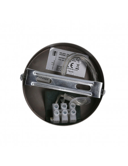 CANDELLUX RONI LAMPA WISZĄCA 1X60W E27 ABAŻUR CHROMOWY 31-84323
