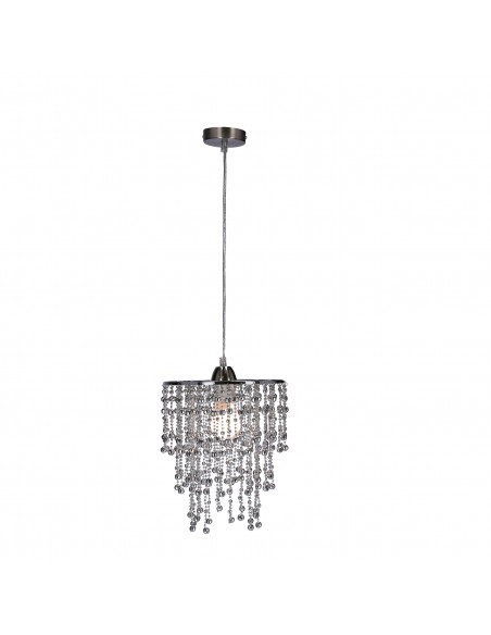 CANDELLUX RONI LAMPA WISZĄCA 1X60W E27 ABAŻUR CHROMOWY 31-84323