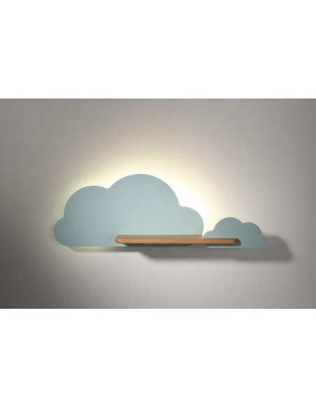CANDELLUX LAMPA CLOUD KINKIET ŚCIENNY 5W LED IQ KIDS NIEBIESKI 21-75581