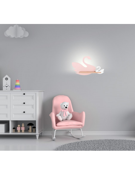CANDELLUX LAMPA SWAN KINKIET ŚCIENNY 5W LED IQ KIDS 21-75598