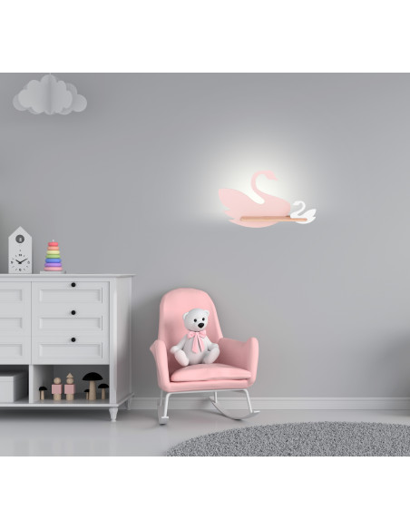 CANDELLUX LAMPA SWAN KINKIET ŚCIENNY 5W LED IQ KIDS 21-75598