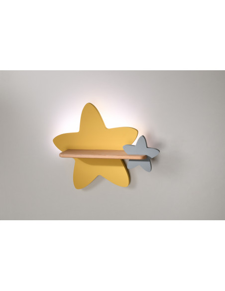CANDELLUX LAMPA STAR KINKIET ŚCIENNY 5W LED IQ KIDS 21-75611