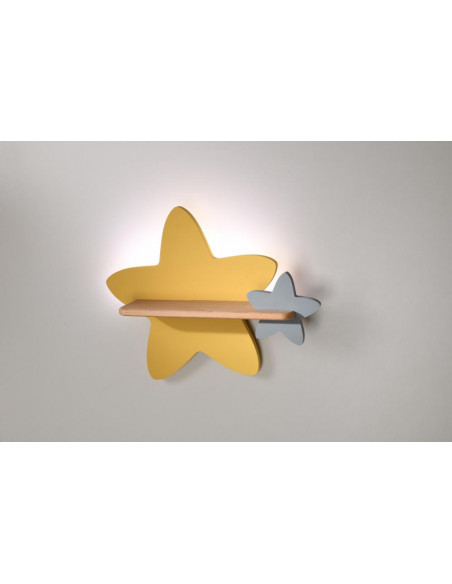 CANDELLUX LAMPA STAR KINKIET ŚCIENNY 5W LED IQ KIDS 21-75611