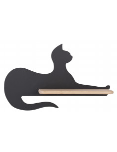 CANDELLUX LAMPA CAT KINKIET ŚCIENNY 5W LED IQ KIDS SIEDZĄCY CZARNY 21-75642