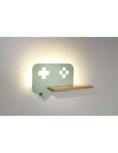 CANDELLUX LAMPA CONSOLE KINKIET ŚCIENNY 5W LED IQ KIDS MIĘTOWY 21-75680