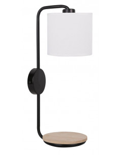 CANDELLUX LAMPA ALPINE KINKIET 1X40W E14 CZARNY 21-76694