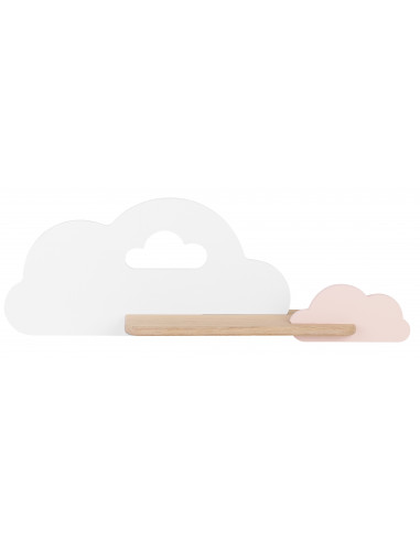 CANDELLUX LAMPA CLOUD KINKIET ŚCIENNY 5W LED IQ KIDS BIAŁY+RÓŻOWY 21-76717