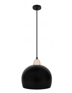CANDELLUX LAMPA WISZĄCA MONROE 1X60W E27 CZARNY 31-78377
