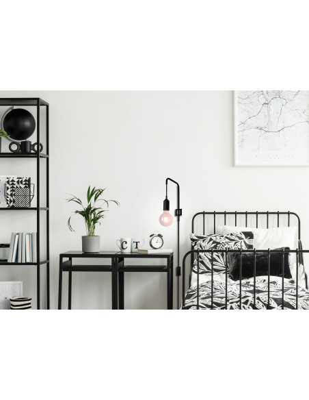 CANDELLUX KINKIET LAREN 1 CZARNY 50401190