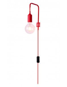 CANDELLUX KINKIET LAREN 1 CZERWONY 50401191