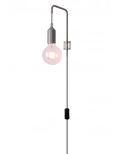 CANDELLUX KINKIET LAREN 1 SZARY 50401192