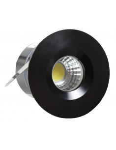 CANDELLUX SH-14 BK 3W LED 230V CZARNY oczko sufitowe  lampa sufitowa HERMETYCZNA  IP65  odporna na wilgoć 2258973