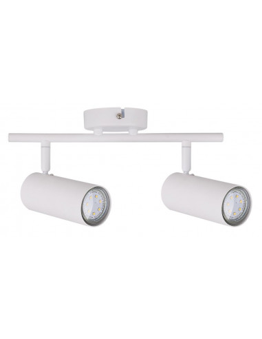 CANDELLUX Colly lampa sufitowa biały 2x15w gu10 klosz biały 92-01610