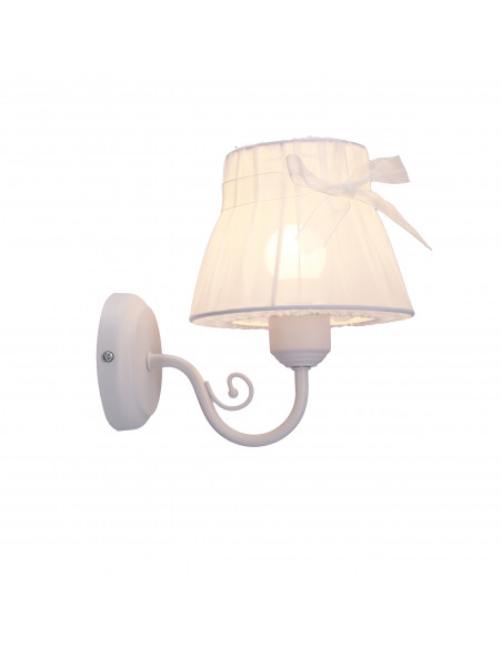 CANDELLUX ZEFIR KINKIET 1X40W E27 BIAŁY 21-73785