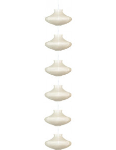 CANDELLUX GRIFF - ZWIS /6 PAPIEROWY ŚR.25 BIAŁY E-14 6X40W 3494061-00