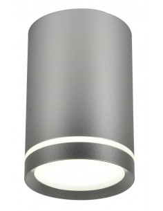 CANDELLUX TUBA LAMPA SUFITOWA 1X15W GU10 6,8/10 SREBRNY MATOWY 2277158