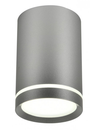 CANDELLUX TUBA LAMPA SUFITOWA 1X15W GU10 6,8/10 SREBRNY MATOWY 2277158