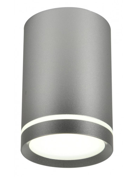 CANDELLUX TUBA LAMPA SUFITOWA 1X15W GU10 6,8/10 SREBRNY MATOWY 2277158