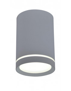 CANDELLUX TUBA LAMPA SUFITOWA 1X15W GU10 6,8/10 SZARY 2276007