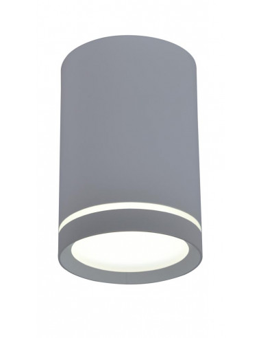 CANDELLUX TUBA LAMPA SUFITOWA 1X15W GU10 6,8/10 SZARY 2276007