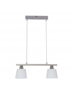 CANDELLUX HYBRYDA ZWIS 2X40W E14 NIKIEL MAT PROMOCJA 32-11384
