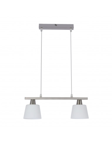 CANDELLUX HYBRYDA ZWIS 2X40W E14 NIKIEL MAT PROMOCJA 32-11384