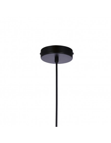 CANDELLUX Jonera lampa wisząca czarny 1x40w e27 klosz dymiony 31-08428