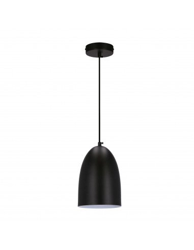 CANDELLUX ICARO LAMPA WISZĄCA CZARNY 1X40W E27 KLOSZ CZARNY 31-09616