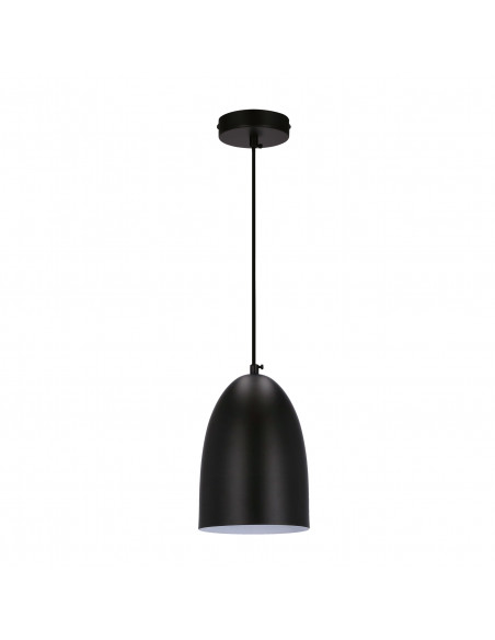CANDELLUX ICARO LAMPA WISZĄCA CZARNY 1X40W E27 KLOSZ CZARNY 31-09616