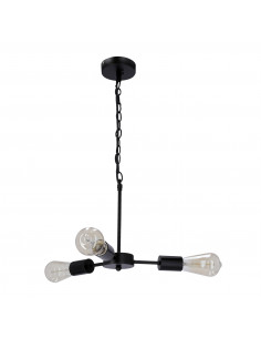 CANDELLUX Sparta lampa wisząca czarny 3x60w e27 33-09371