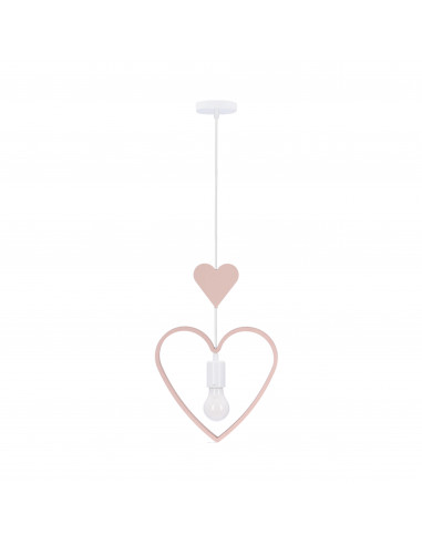 CANDELLUX SINGLE HH LAMPA WISZĄCA 1X20W E27 IQ KIDS RÓŻOWY 31-12104