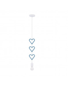 CANDELLUX HETS LAMPA WISZĄCA 1X20W E27 IQ KIDS NIEBIESKIAR 31-12159