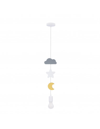 CANDELLUX MOON SC LAMPA WISZĄCA 1X20W E27 IQ KIDS MIX KOLOR 31-12081