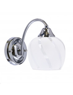 CANDELLUX Prego lampa kinkiet chromowy 1x40w e27 klosz bezbarwny 21-09449