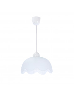 CANDELLUX Bratek lampa wisząca 25 1x60w e27 klosz biały 31-17734