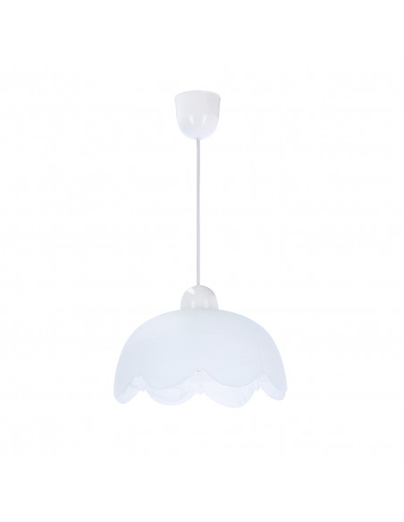 CANDELLUX Bratek lampa wisząca 25 1x60w e27 klosz biały 31-17734